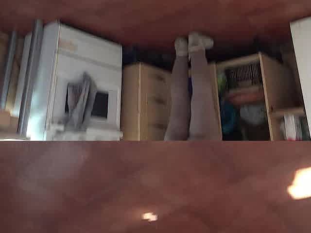 Lets Me Cum On Her Curly Snatch In The Kitchen