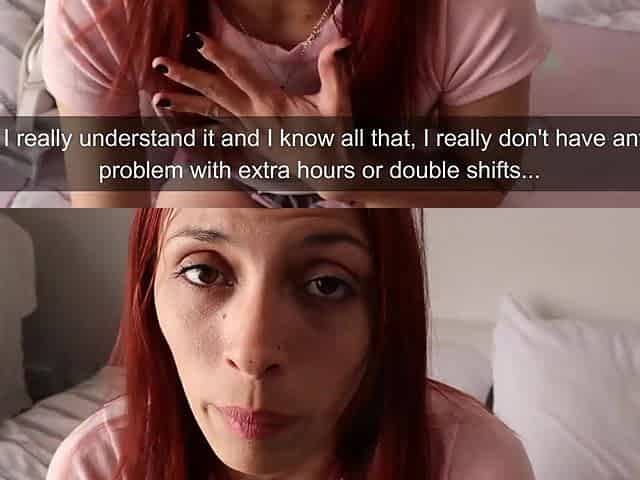 Cute nanny gets her pink cunt banged by her boss for a raise!