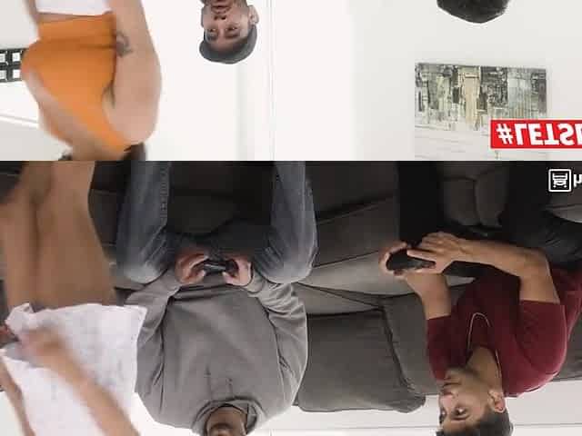 Boyfriend Cucked By Best Friend And Horny Girlfriend While He Plays Games