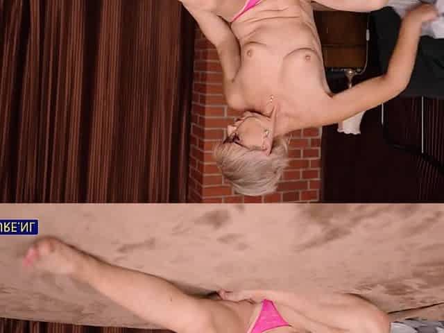 Is A Horny Nympho Gilf That Satisfies Her Shaved Pussy With A Clitsucker Toy - Cinthia Hunter