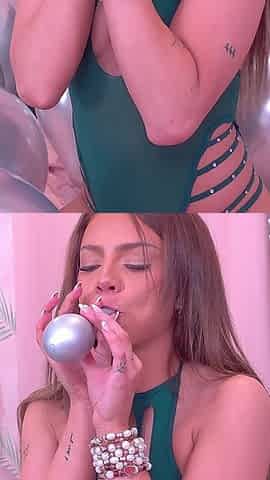 Jojo Austin Pops Her Looner Cherry 4K