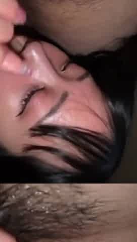 Sloppy Deep Kiss with Drool, Getting Even Hotter. After Filming Sex, We Stay at the Hotel!
