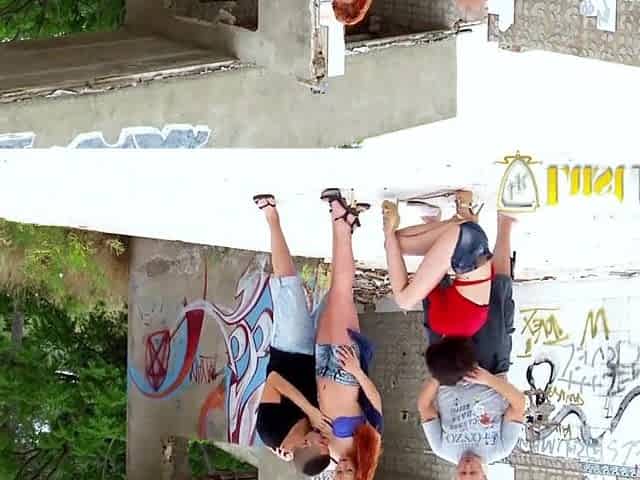 Dixie and Gabriela getting fucked hard in foursome