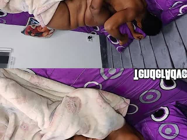 Amateur Ebony Pair Sunday Morning Ardent Screw