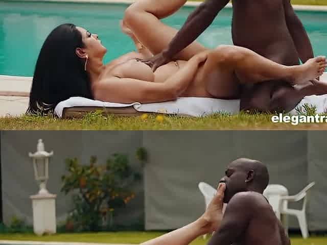 White Woman Fucks Big On Vacation