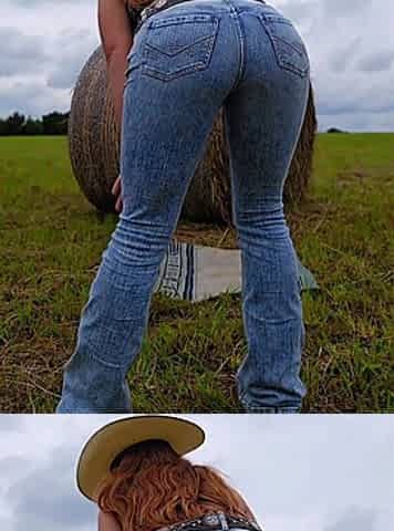 Barefoot Cowgirl Strip and Grind Heel of Foot Squirting All Over