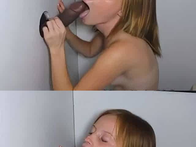 Glory hole blowjob amateur passionate bj