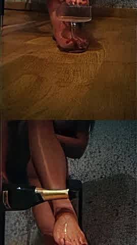 Champagne Over Flawless Feet