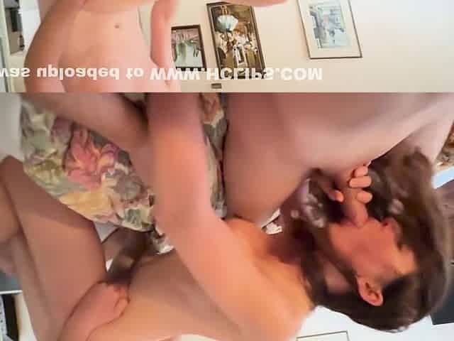 Short Moments From Unexpected Threesome, Wife Gets Fucked While Sucking Husbands Dick