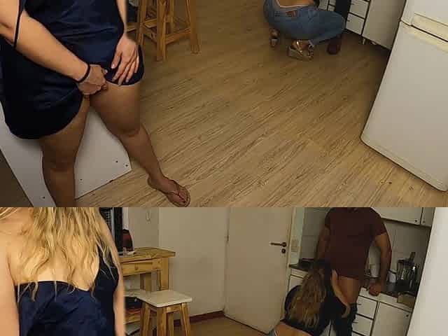 I Found My Stepsister and Her Boyfriend Fucking in the Kitchen (part 1)
