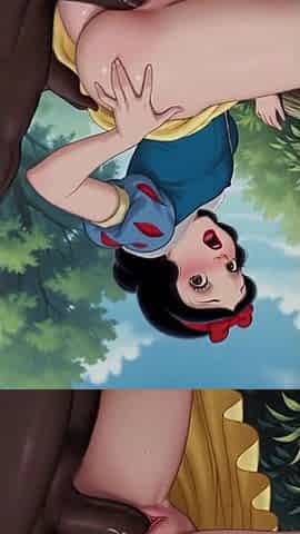 Snow White concupiscent cutie screwed BBC - AI GENERATED