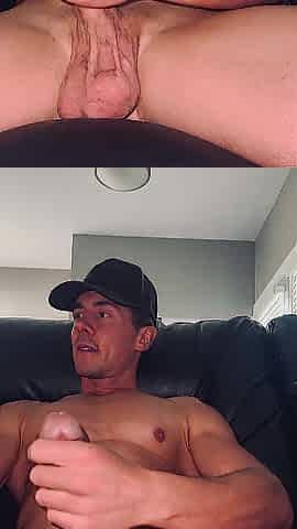 My Large Dong Discharges a Biggest Ejaculation after not Cumming for Days