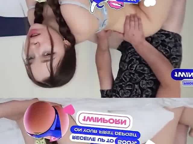 Deluxe Bitch In Cheating With Stepsis On The Bed The
