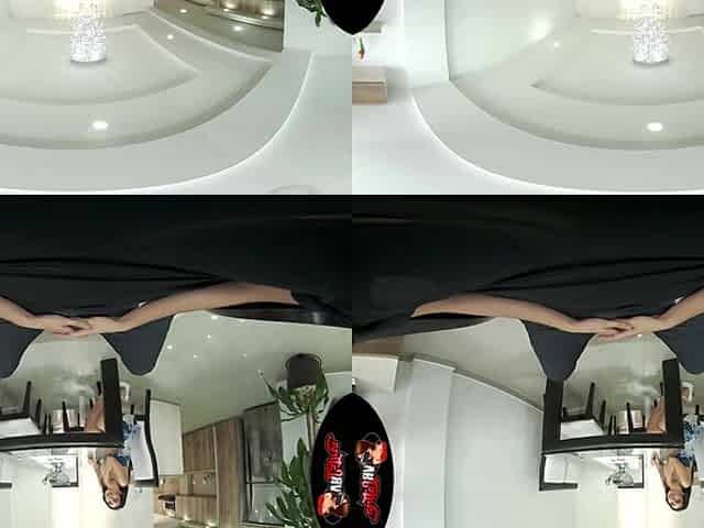 Bad Table Manners - Big Tit Latina Babe; Brunette Heels Kitchen Table Blowjob Doggy Style Missionary Cum Shot