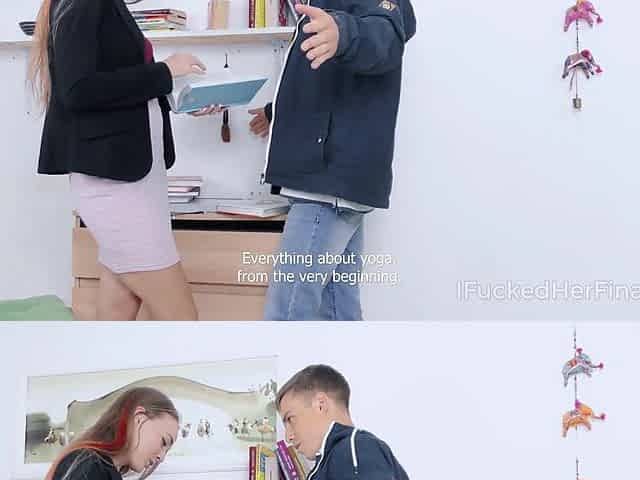 Sensual sex with skinny teen Blonde Alex Diaz