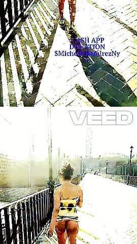 FRENCH BRIDGE OUTSIDE PUBLIC NUDE UNDRESSED SOLO FEMALE