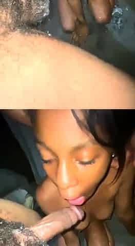 Pretty Ebony Fucked With Big Cock And Facial