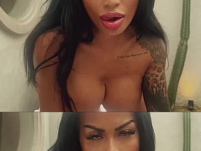 SANKTOR - TATTOOED ORIENTAL mother I'd like to fuck MASTURBATES IN THE SWIMMING POOL
