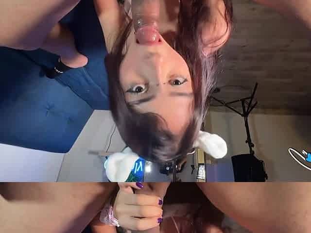 Wonderful teen coquette crazy blowjob clip