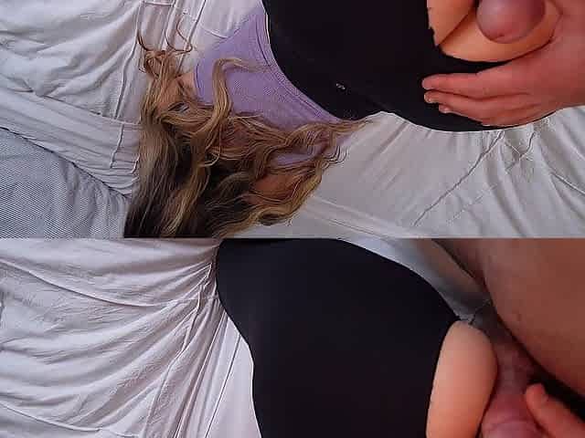 Pawg gets her leggings ripped and vagina creampied