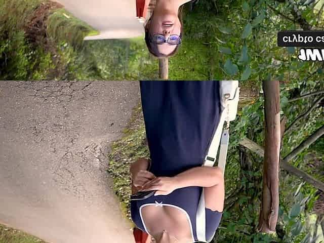 Cutie gets Drilled Outdoors by a Large-weenie Stranger - Danner Mendez & Iris