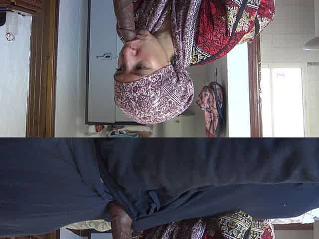 This Muslim MILF Is Shocked!!! Her African Boss Pulls Out His Big Black Cock...