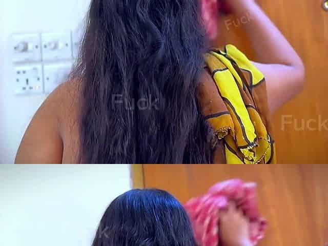 Oriental Ethnicity Large Booty & Massive Breasts Maid Clean Centre East Office Room. Boss Saw & Masturbat