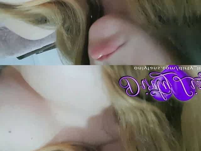 Big Boobed Blonde Masturbates With A Dildo In The Bathroom