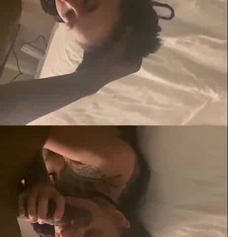 Hawt goth cat E-cutie gets blacked