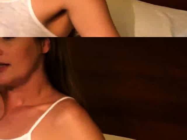Brunette lesbian babes finger and scissor in hi definition