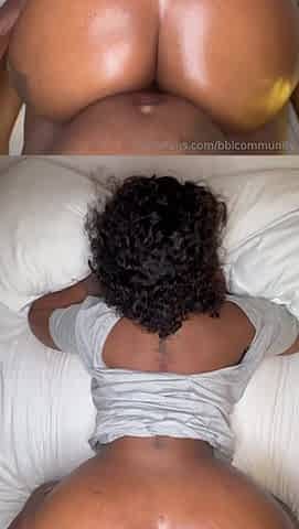 Spicy black mom breathtaking porn clip