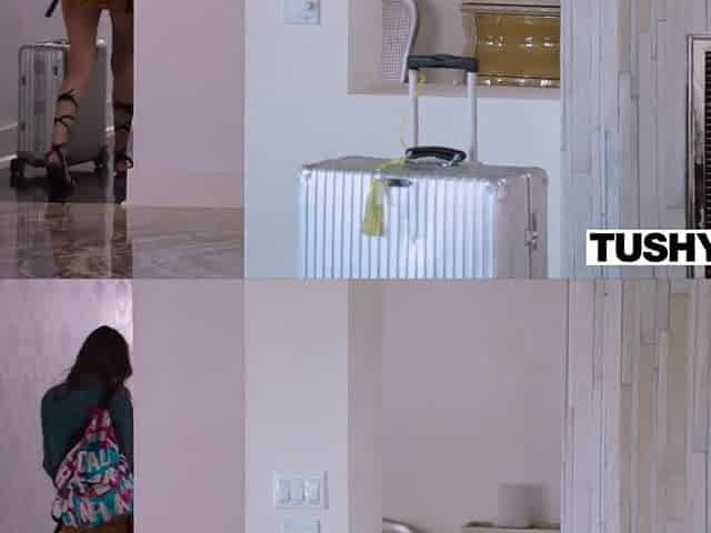 TUSHY This babe discovered the ideal place to get gaped by her boss