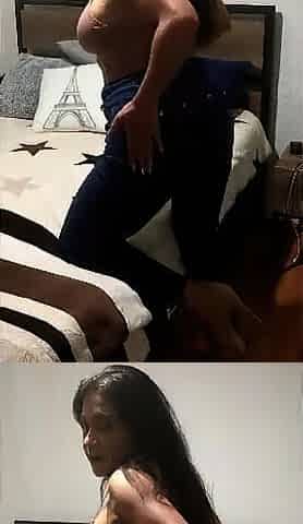 Very concupiscent and hawt masturbating in jeans and heels