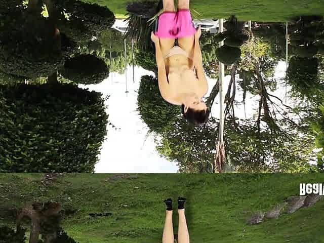 Her dream about exercising and meditating being fully bare in public
