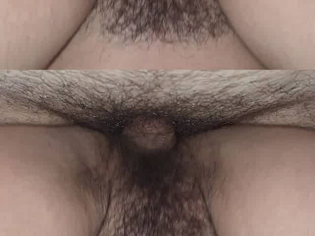 After Blowjob I Fucked Wifes Hairy Pussy and Cum on Her