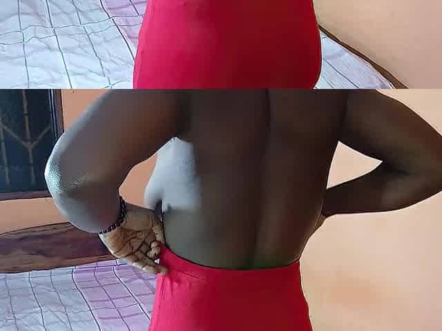 Black teen with taut and creamy snatch