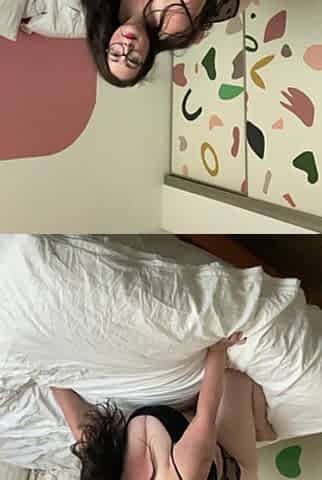 Busty BBW MILF Plays with Her Pussy in Bed