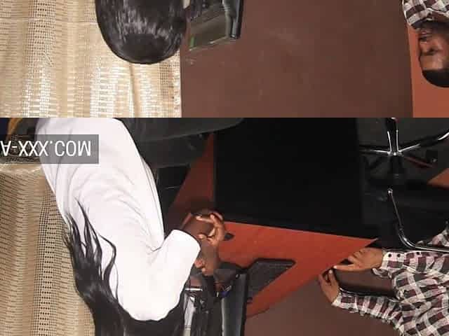 Slender black woman seduces her instructor