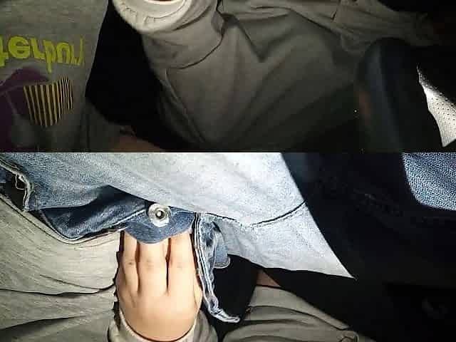 Nerdy step sister sucks me dry in car parking lot after a night out