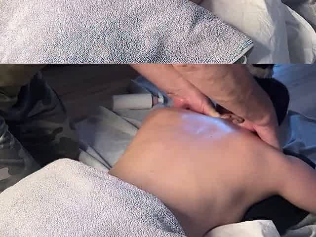 I asked my stepfather for a back massage.
