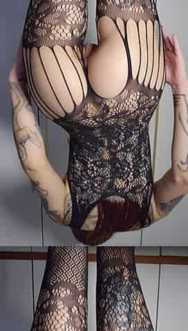 Body Worship Sexy Nylon Outfit