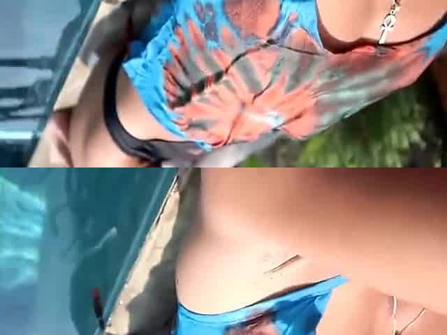 Swimming Pool Masturbation