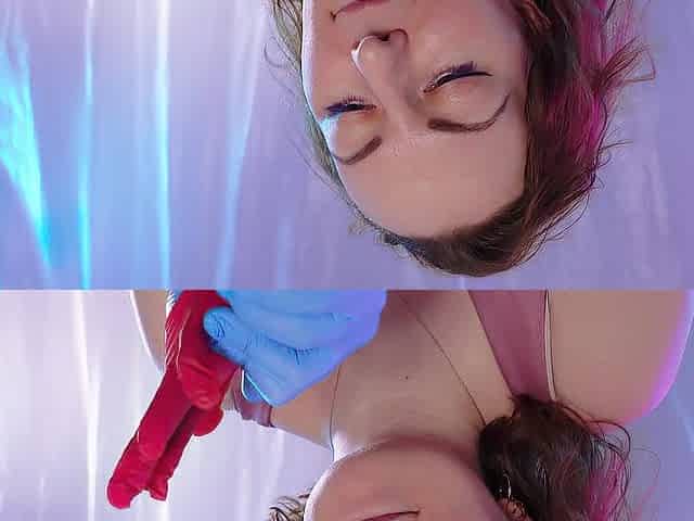 ASMR: two layers of nitrile gloves