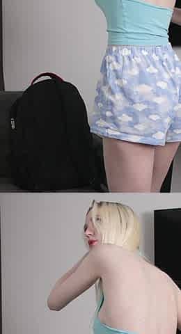 My Stepdad Has Rough Sex with Me, Cums Inside Me Before I Go to Study