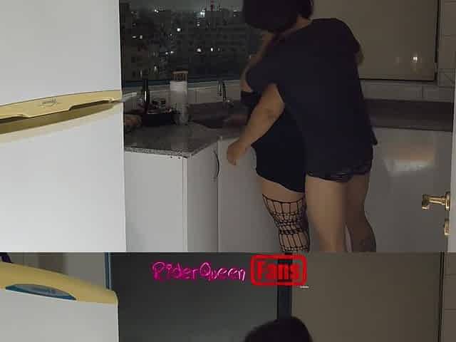 Sexy Stepmom in Kitchen - Video for Fans