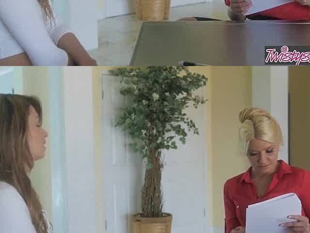 Twistys - Offbeat Job Interview - Anikka AlbriteAspen Ora
