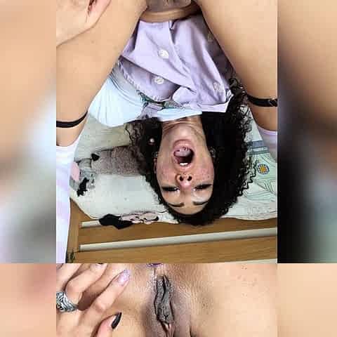 Sexy latin girl toys masturbation show webcam