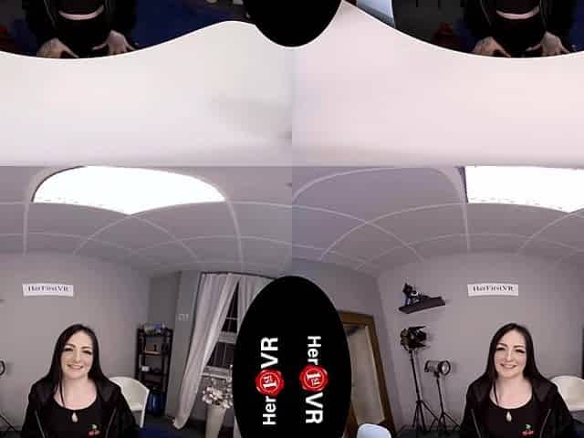 Quinn Diamond - First Vr Casting; Amateur Brunette Solo Vr