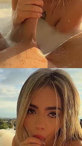 Having Sex with a Stranger in the Hotel's Public Jacuzzi! Nath Gomez