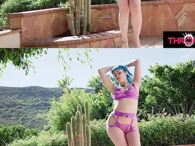 THROATED - Jewelz Blu Sapphire Bitch goddess Deepthroats Dick Into Oblivion
